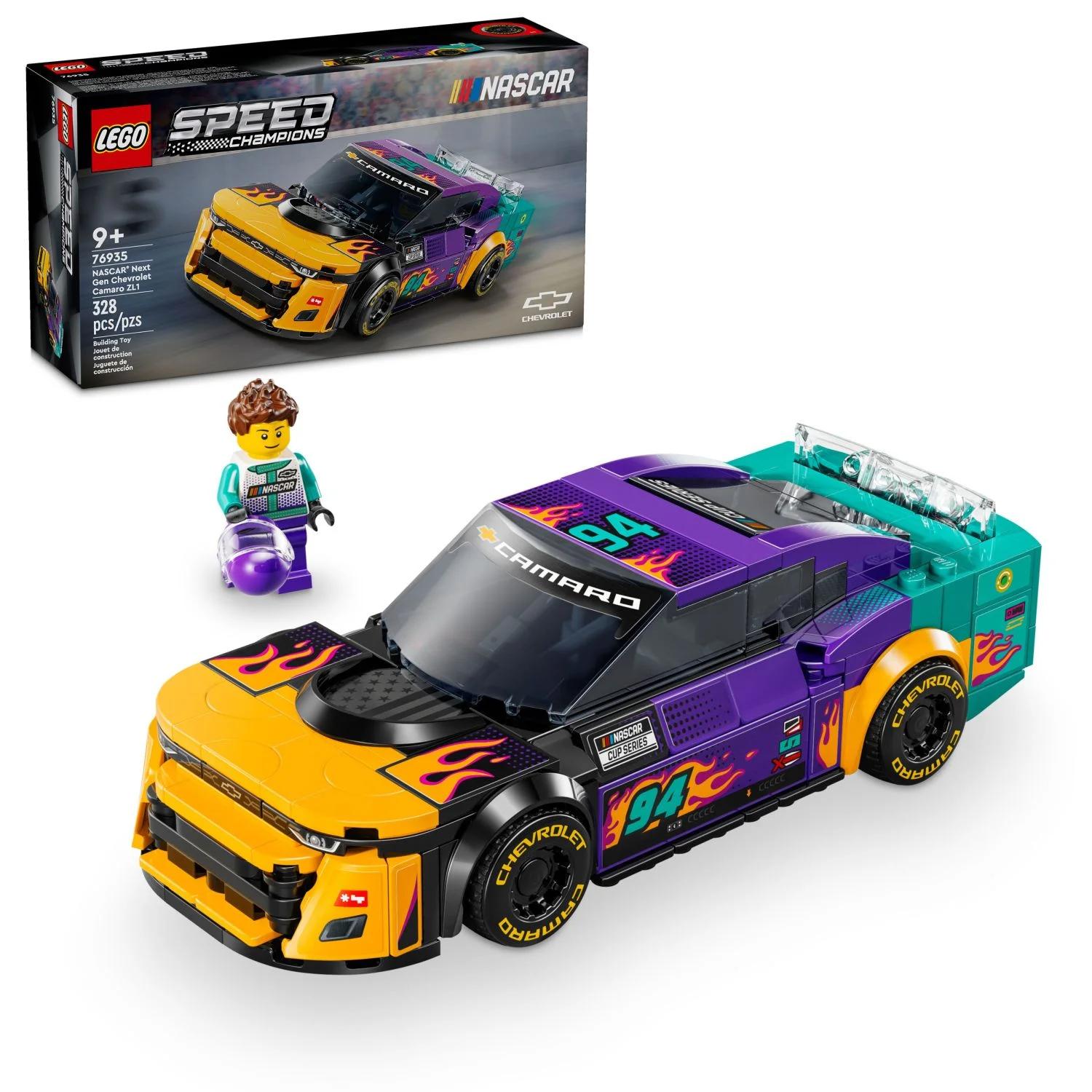 LEGO Speed Champions NASCAR Next Gen Chevrolet Camaro ZL1  Racing Car Gift  NASCAR Collectible  76935