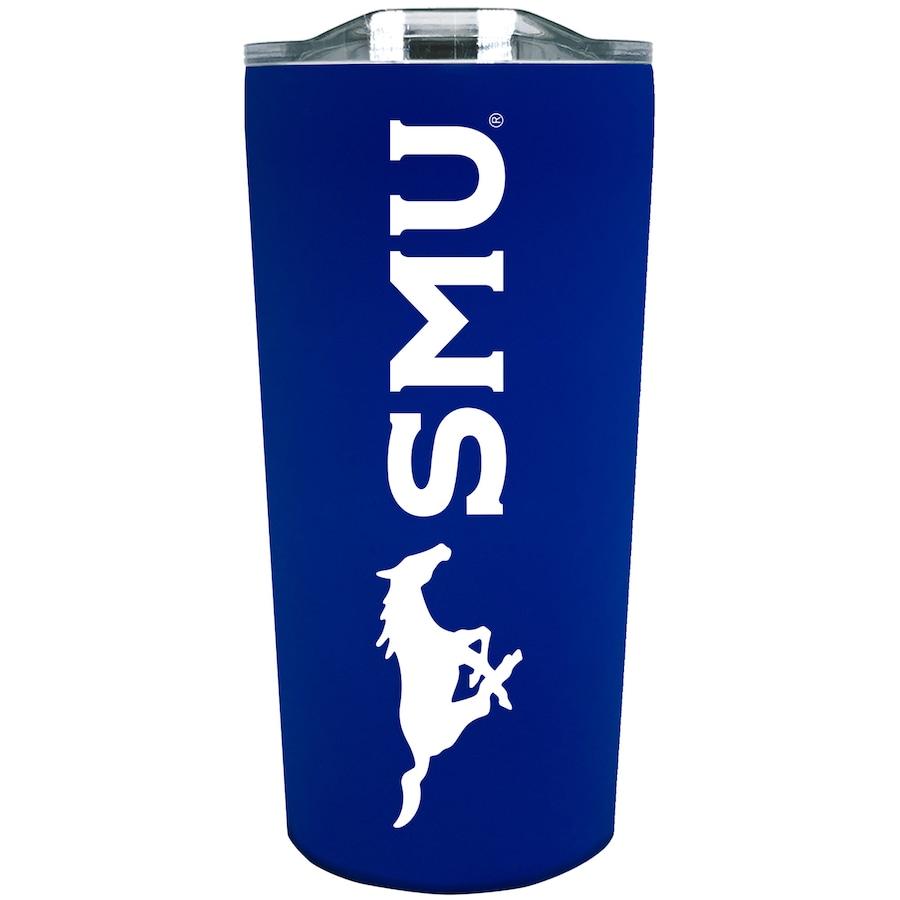 SMU Mustangs 18oz. Stainless Steel Soft Touch Tumbler