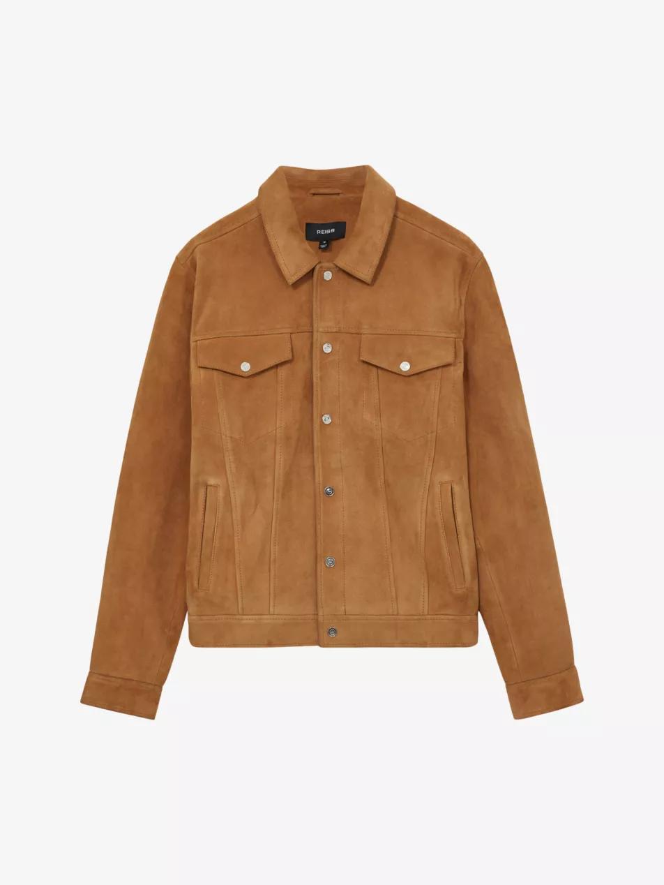 Eden four-pocket suede jacket