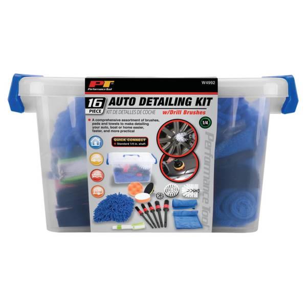 Performance Tool 16-Piece Power Brush Detailing Kit