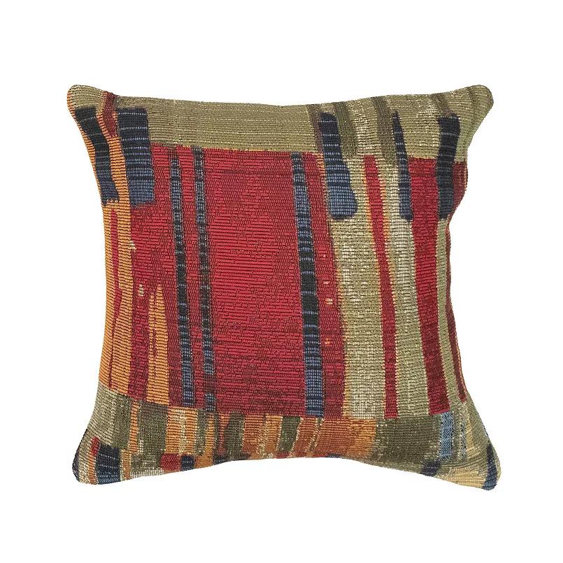 Liora Manne Marina Paintbox Indoor Outdoor Throw Pillow