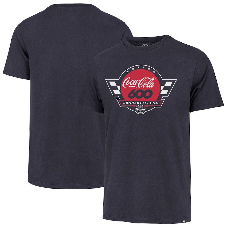 Charlotte Motor Speedway '47 Coca Cola 600 Imprint Franklin T-Shirt - Navy