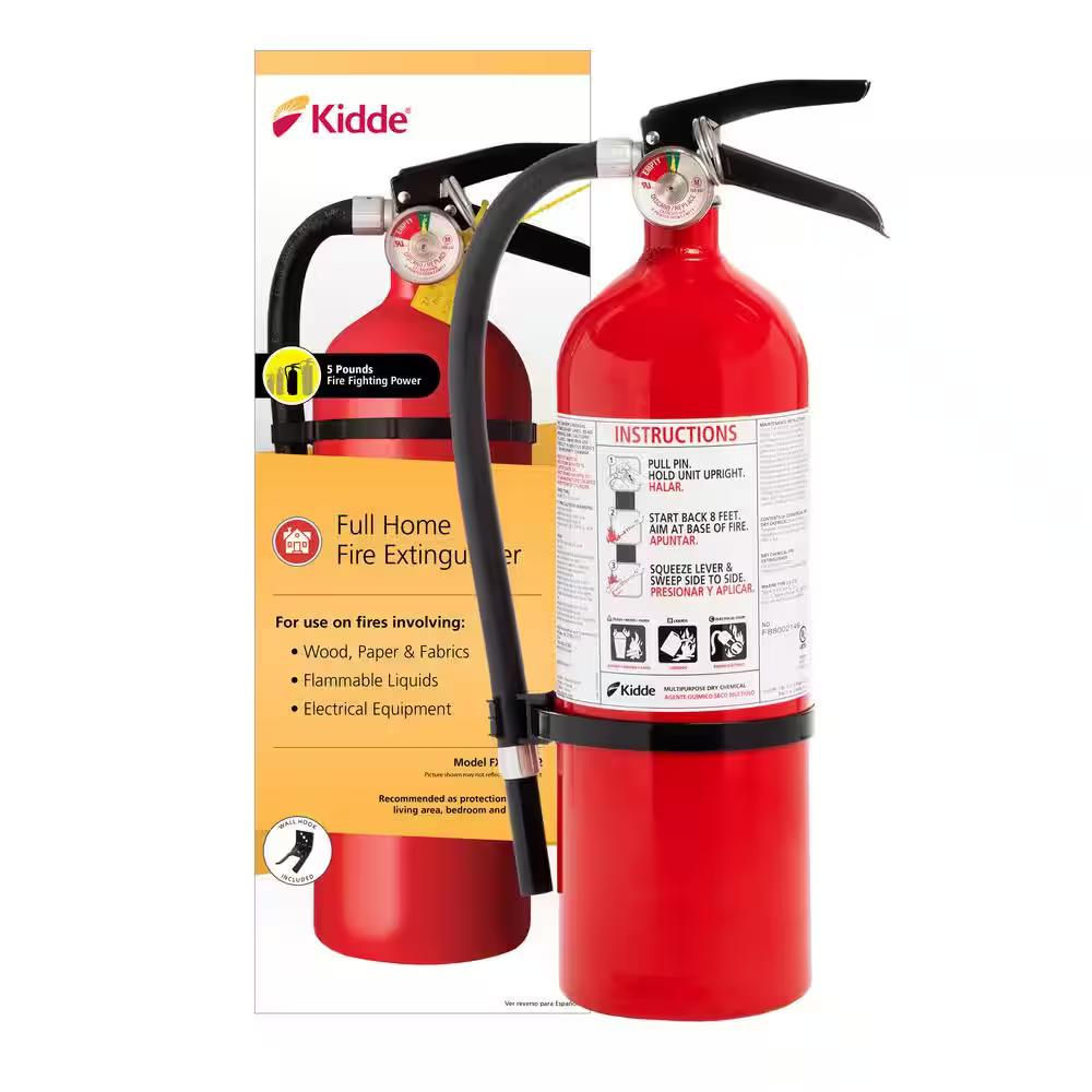 Home (3-A:40-B:C) Class ABC 5.5 (lb.) Fire Extinguisher