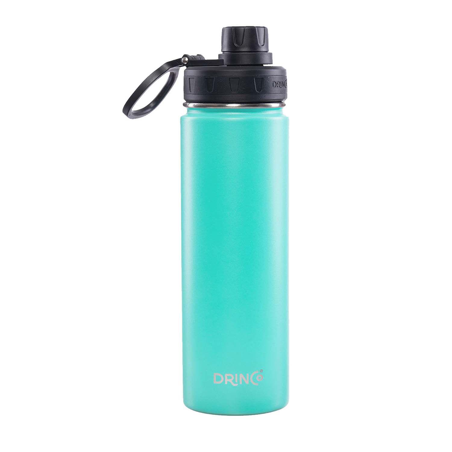 Drinco Sport Vacuum Insulated Stainless Steel Water Bottle - Teal - 20Oz