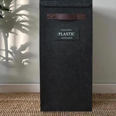 Recycle Bins Indoor Recycling Bins for Kitchen Recycling Bin with Lid (Grey,13 Gallon)
