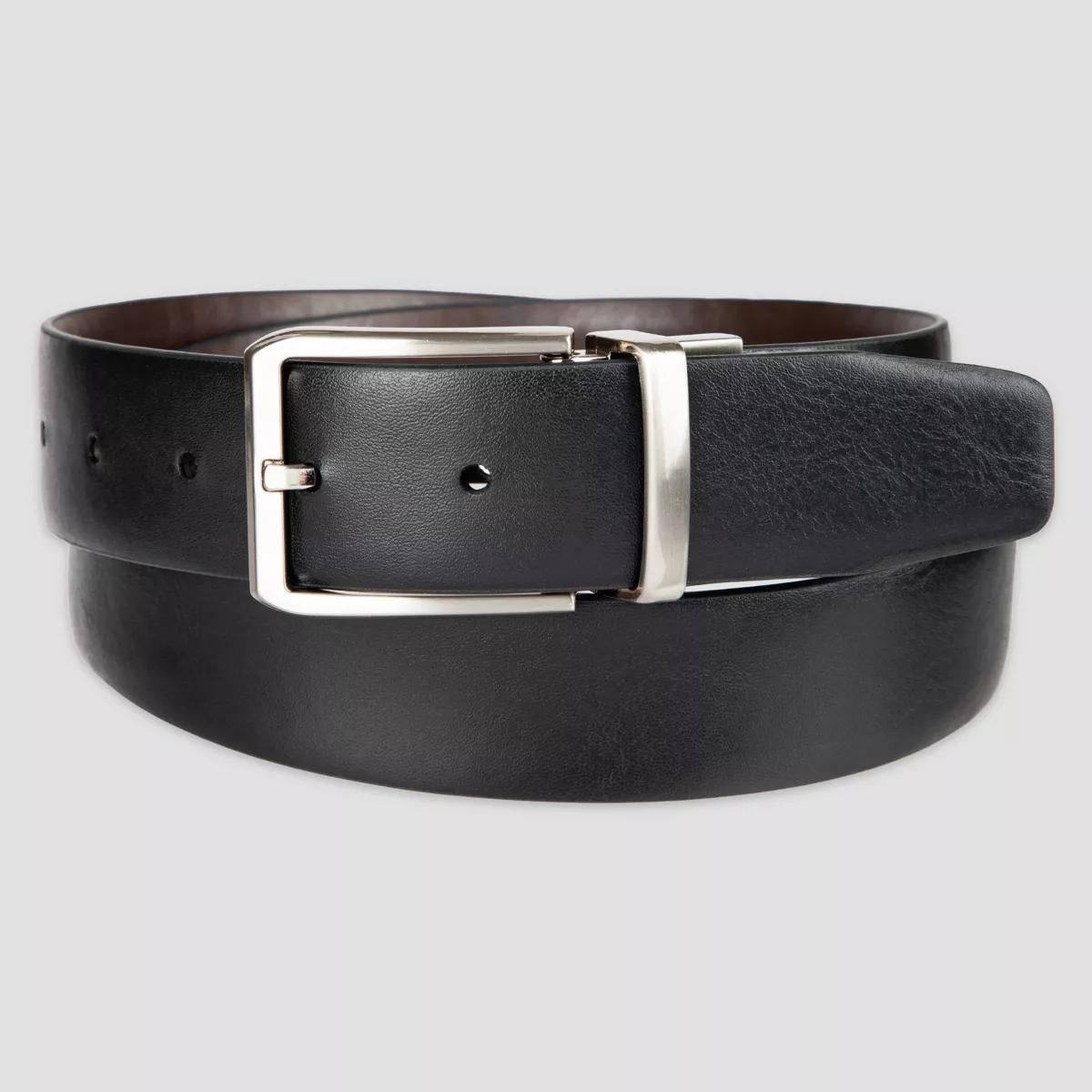 Men's Haggar H26 Reversible Dress Belt - Brown/Black