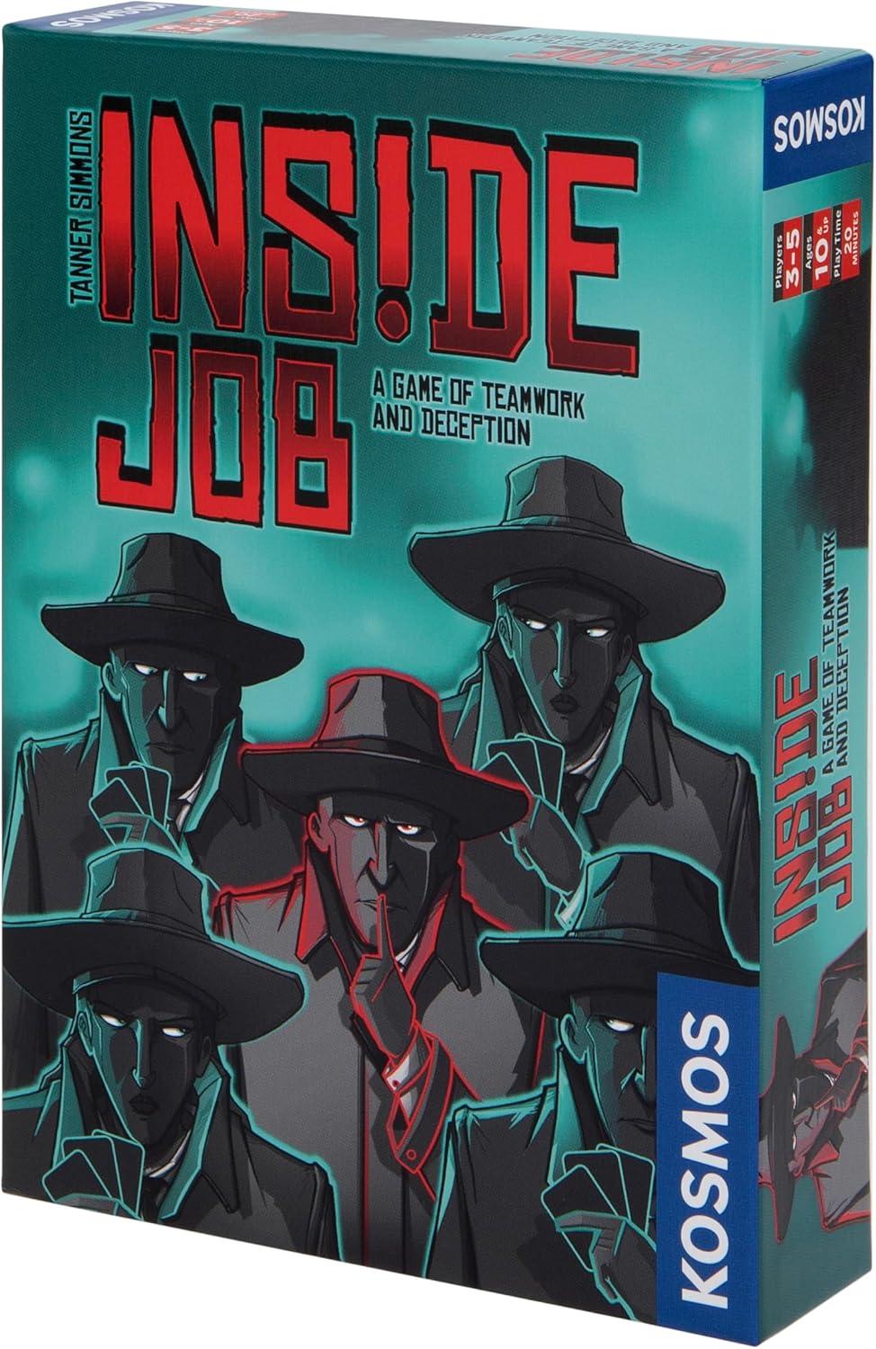 Inside Job | Social Deduction Game | Card Game | Family Games | Kosmos | 2-5 Players | Spy Games | Fast-Paced