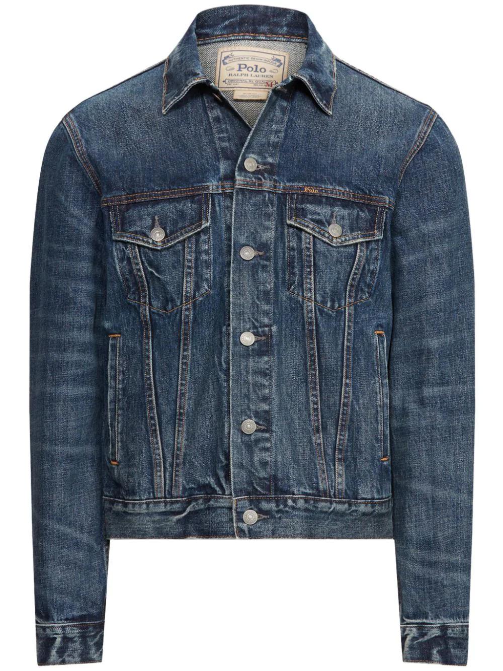 Polo Ralph Lauren classic-collar cotton denim jacket