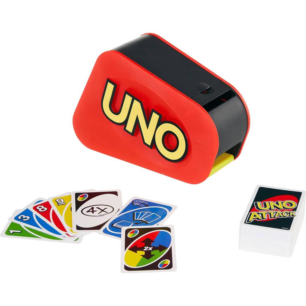 UNO Attack Card Game, Gifts for Kids and Family Night, Card Launcher