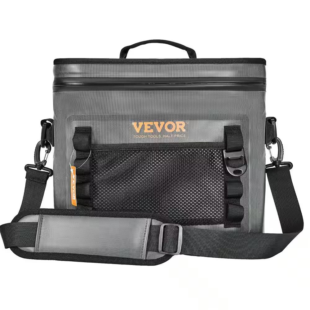 Soft Cooler Bag 10 qt. Soft Sided Cooler Bag Leakproof with Zipper, Waterproof Soft Cooler Insulated Bag