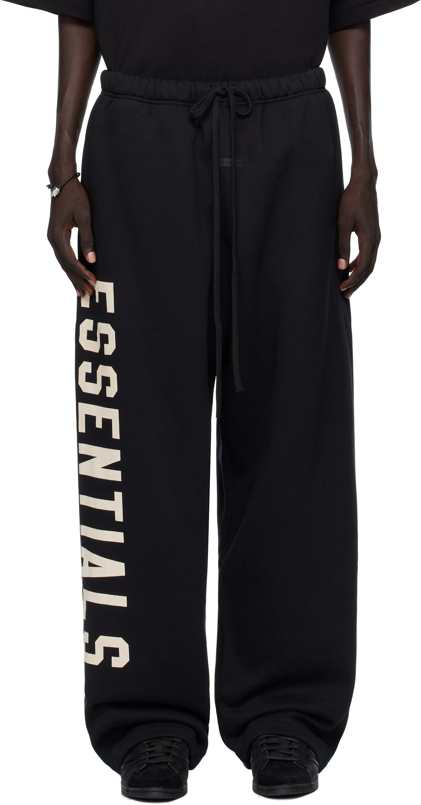 Black Lounge Fleece Sweatpants