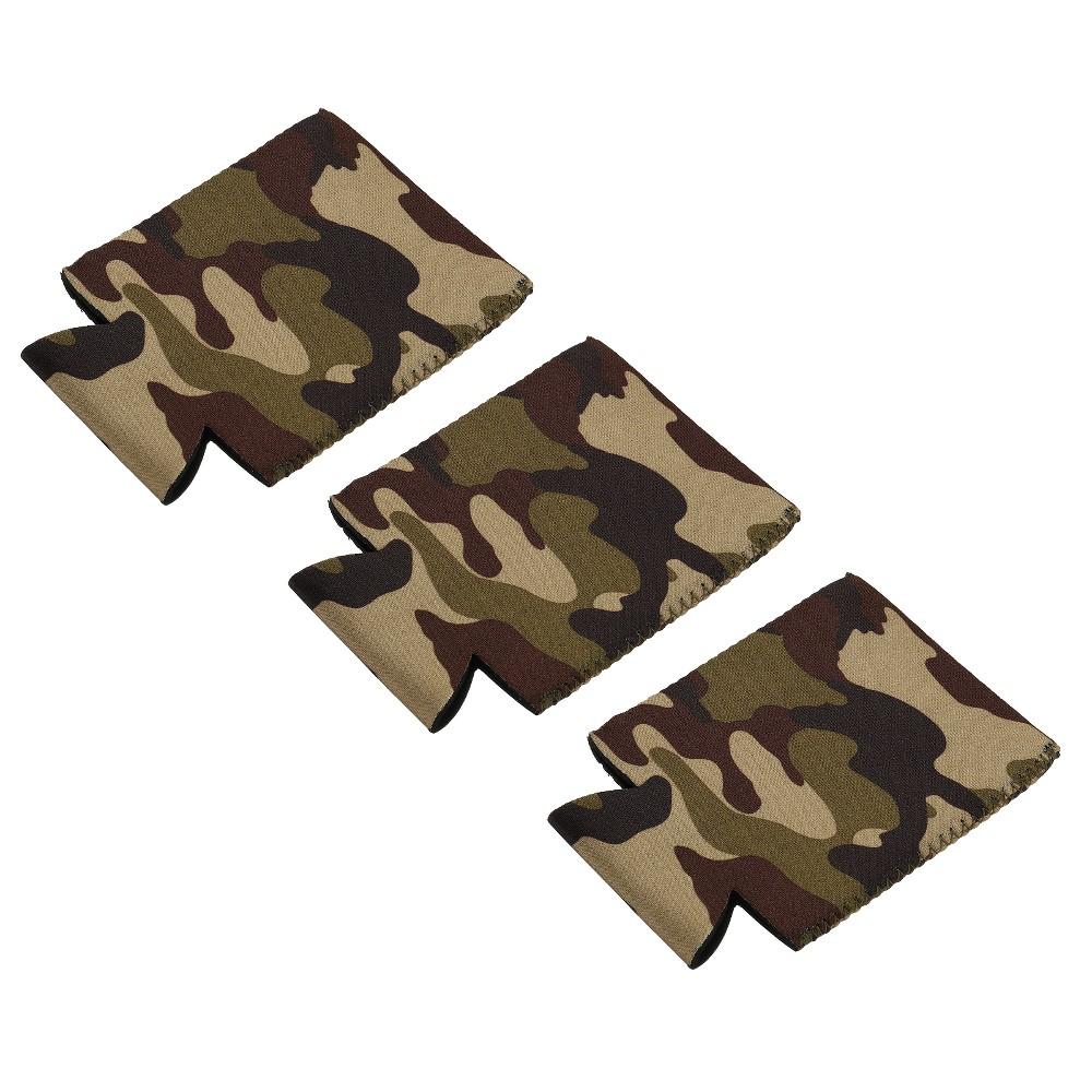 Thick Can Cooler Sleeves Camouflage 3 Pcs
