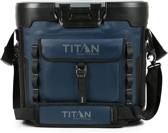 Titan Deep Freeze Welded Coolers and Welded Backpacks Leak Proof, Microban Protection, and Multi-Day Ice Retention
