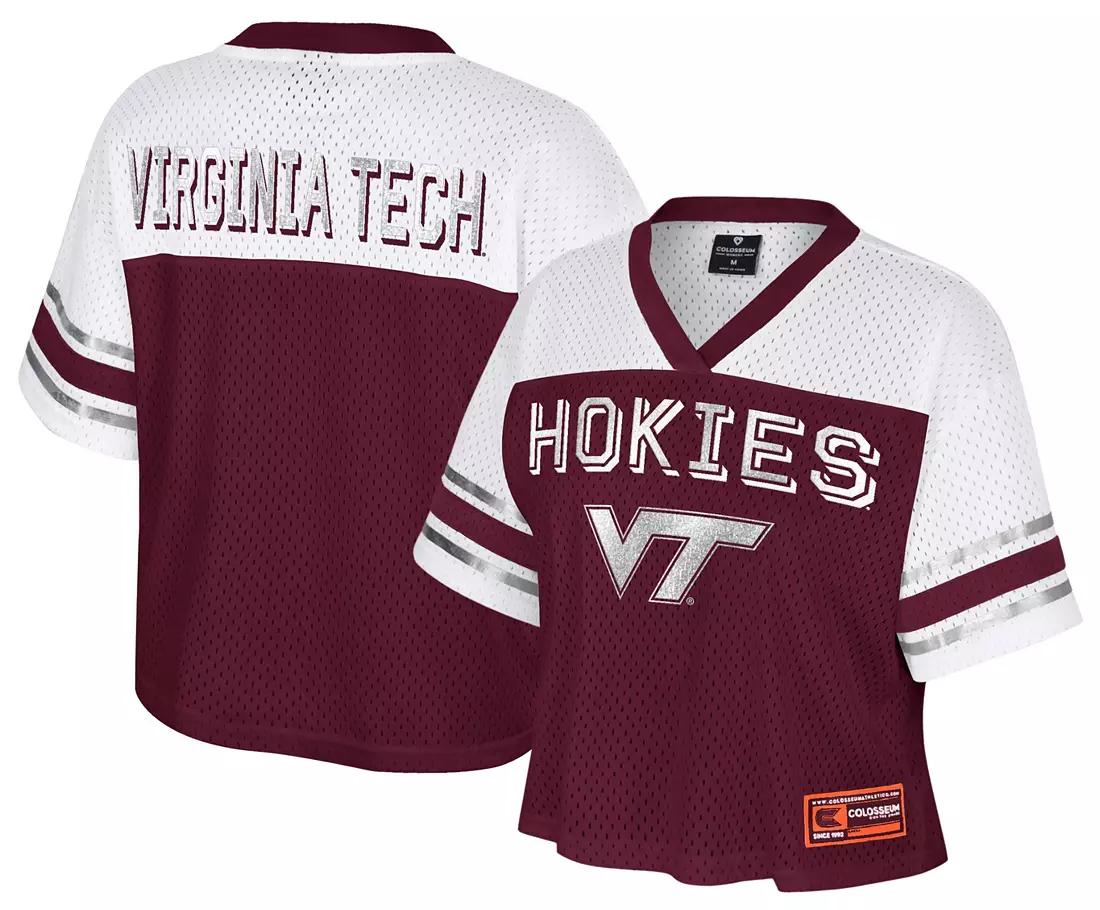 Colosseum Women's Virginia Tech Hokies Maroon Posh Jersey