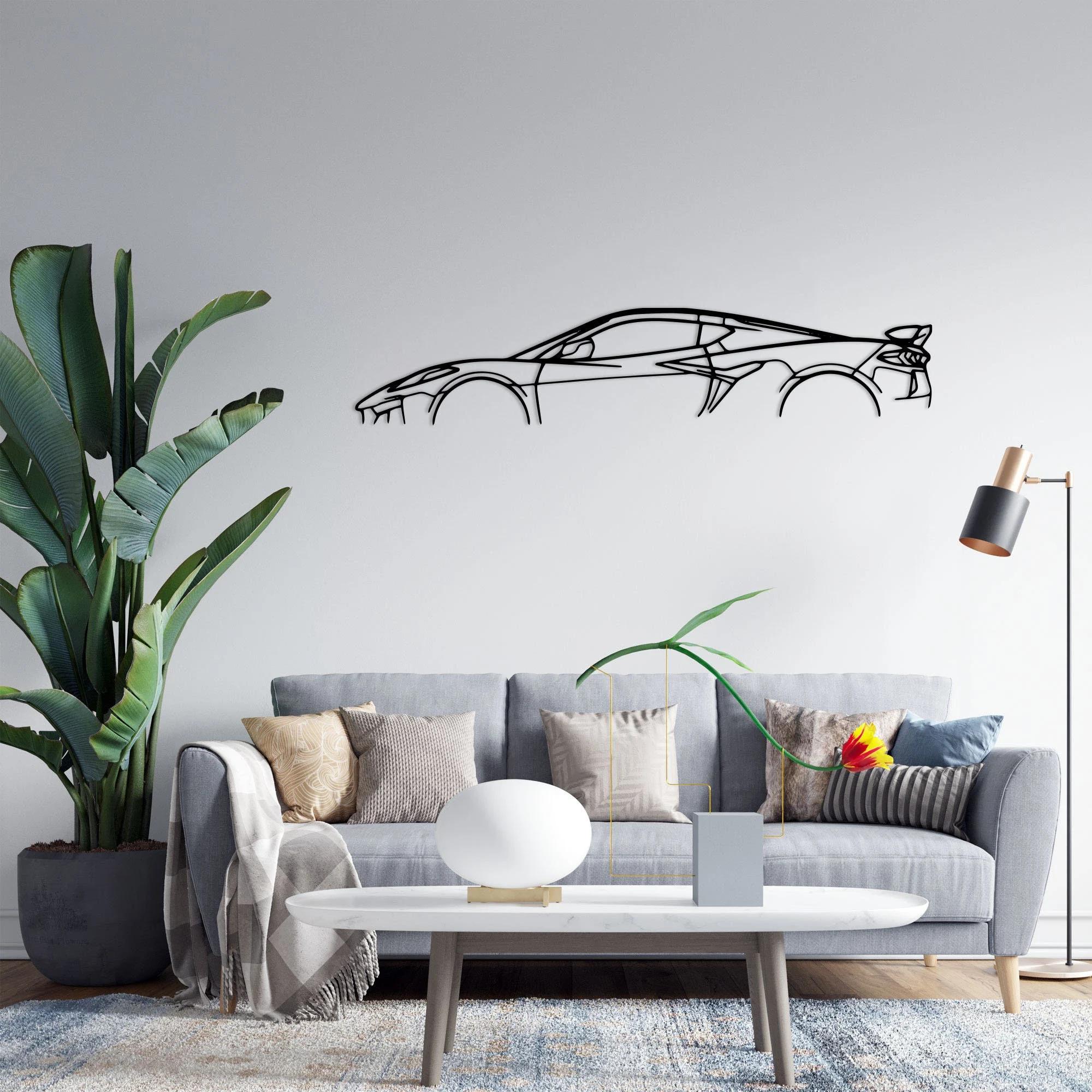 Sports Car Theme Man Cave Decor