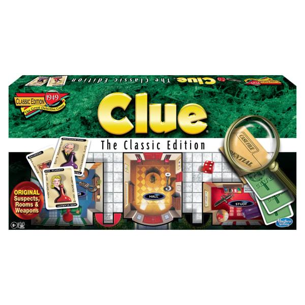 Winning Moves Clue The Classic Edition Tabletop Game, Ages 8+
