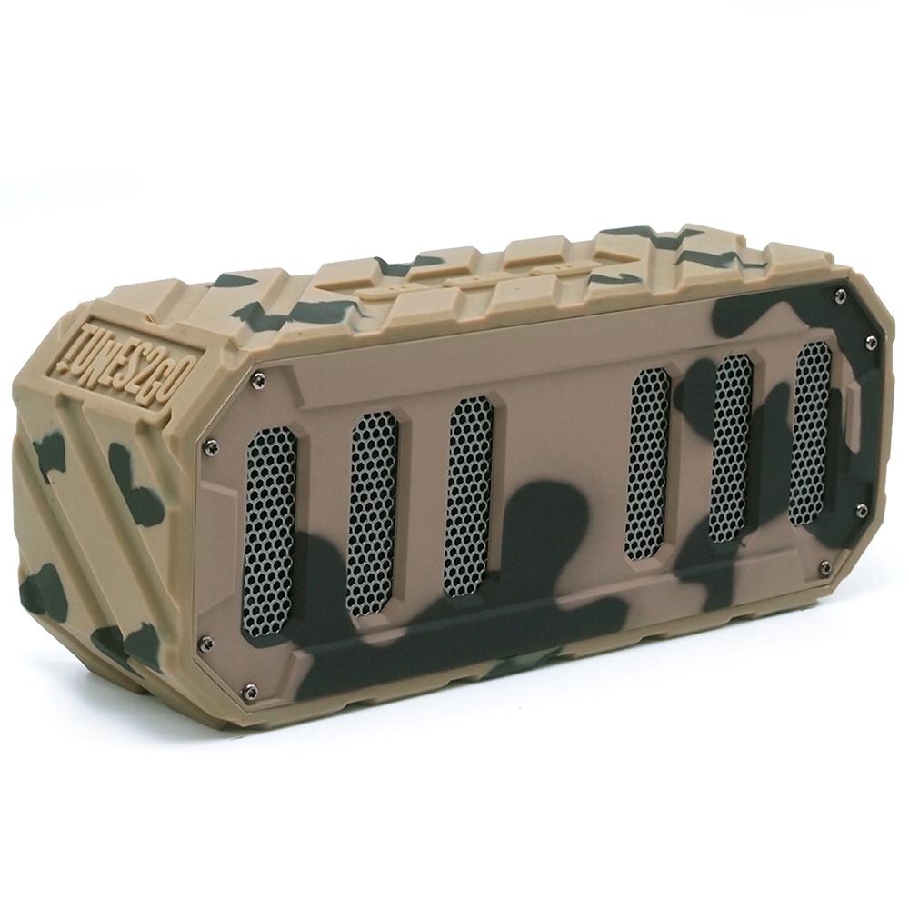 TUNES2GO Rugged Rocker Waterproof Bluetooth Speaker