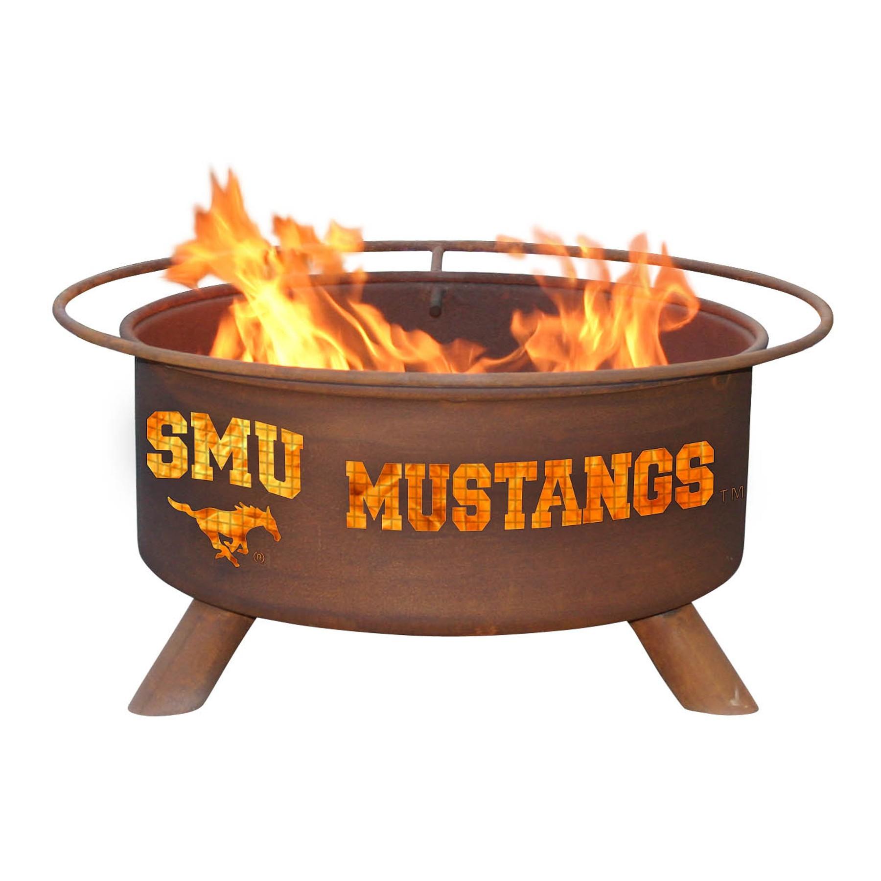 SMU Mustangs Fire Pit