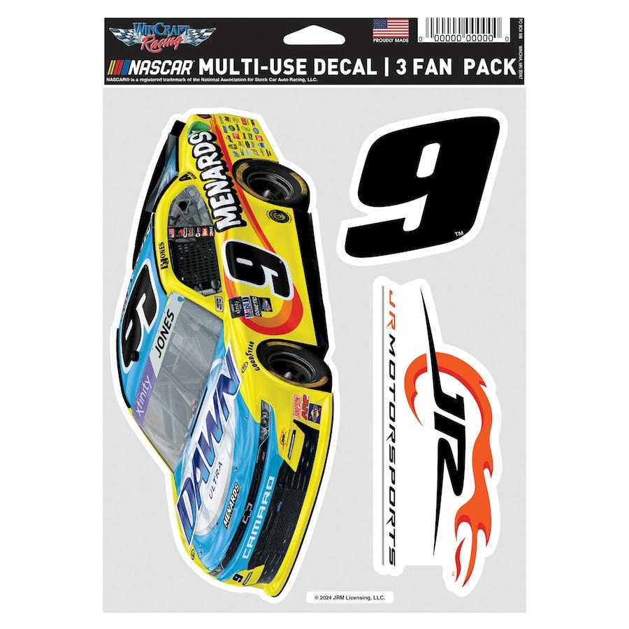 Brandon Jones WinCraft 3-Pack Multi-Use Decal Set