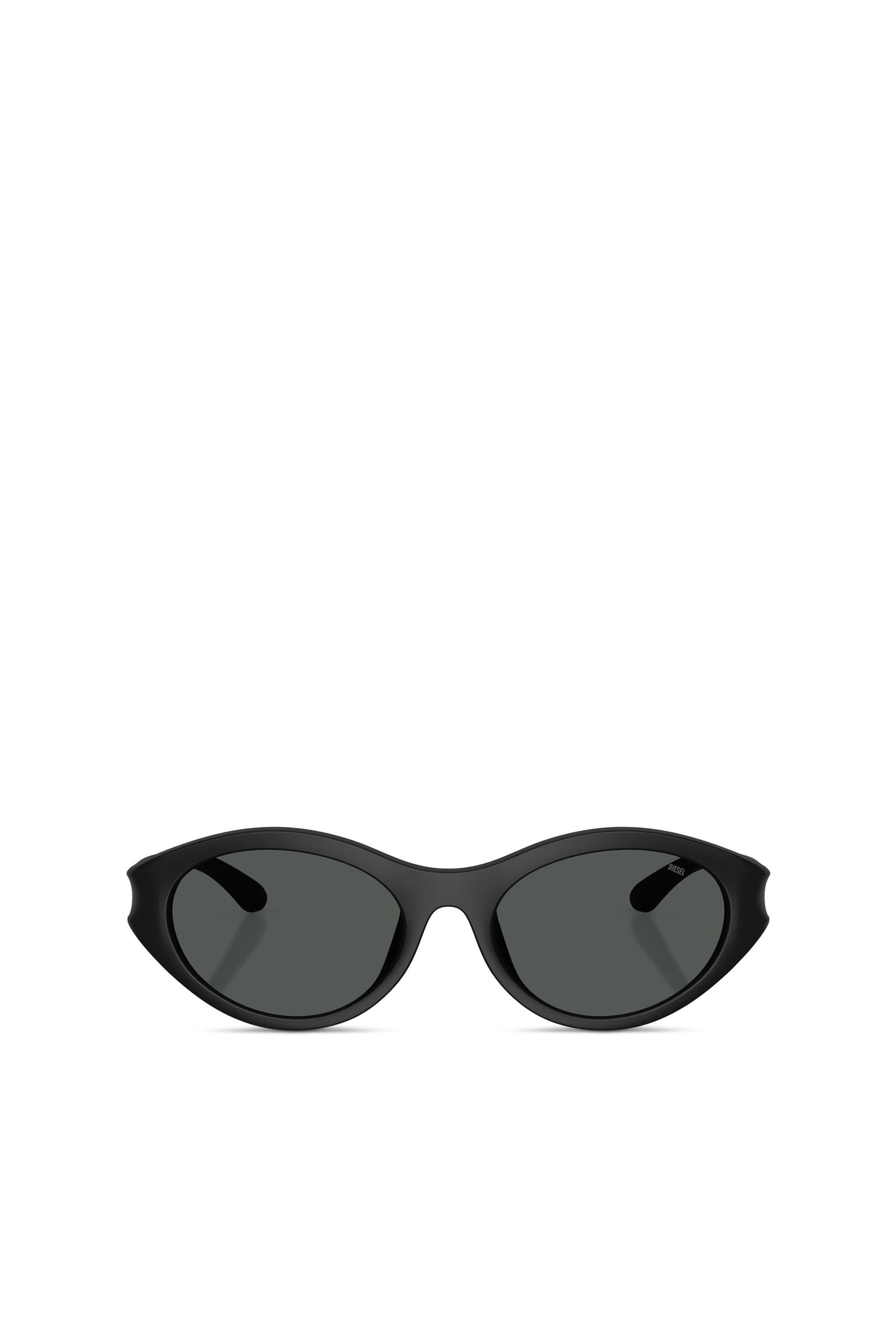 Diesel - Oval sunglasses - Sunglasses - Unisex - Black