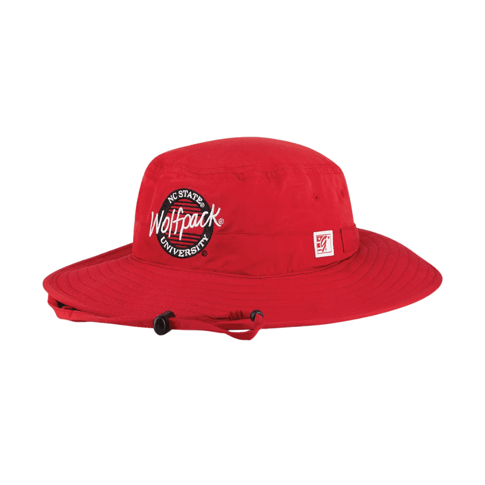 Adult NC State Wolfpack Red Boonie Hat