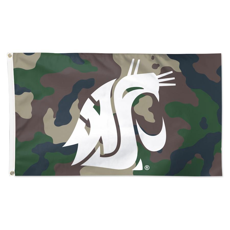 Washington State Cougars WinCraft 3' x 5' Single-Sided Deluxe Camo Flag