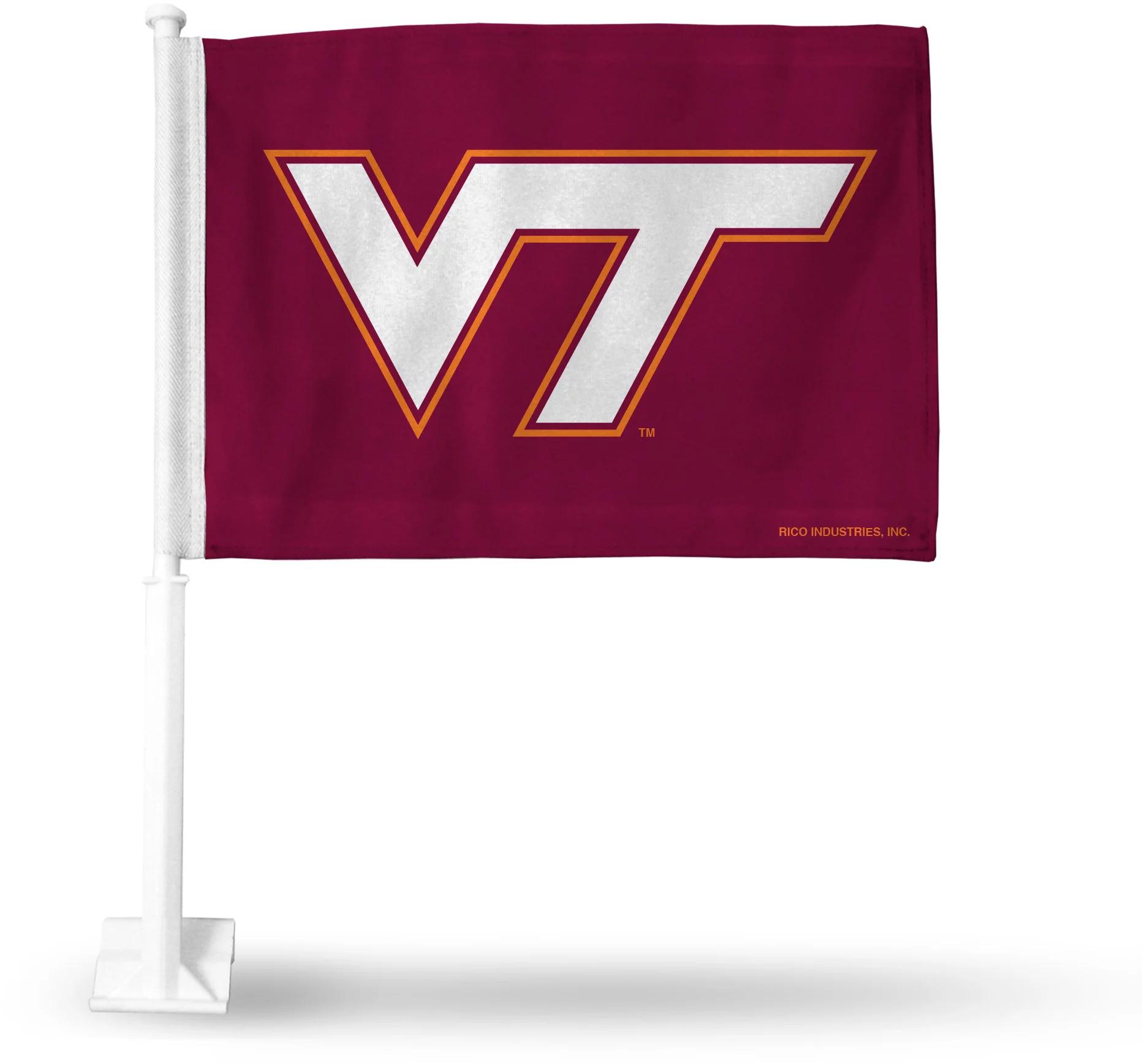 Rico Virginia Tech Hokies Car Flag, Team