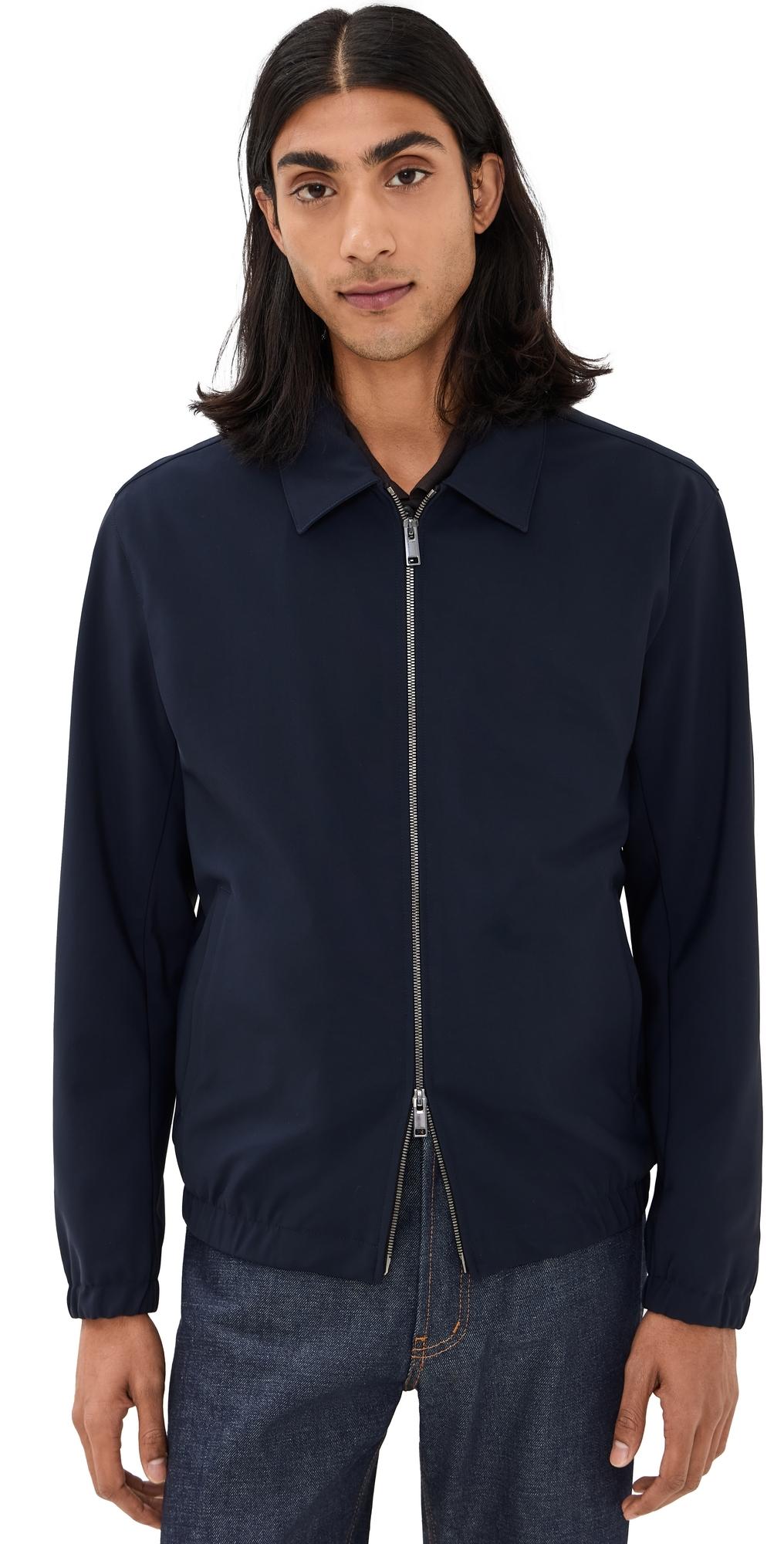 Theory Brody Jacket in Precision Ponte Baltic